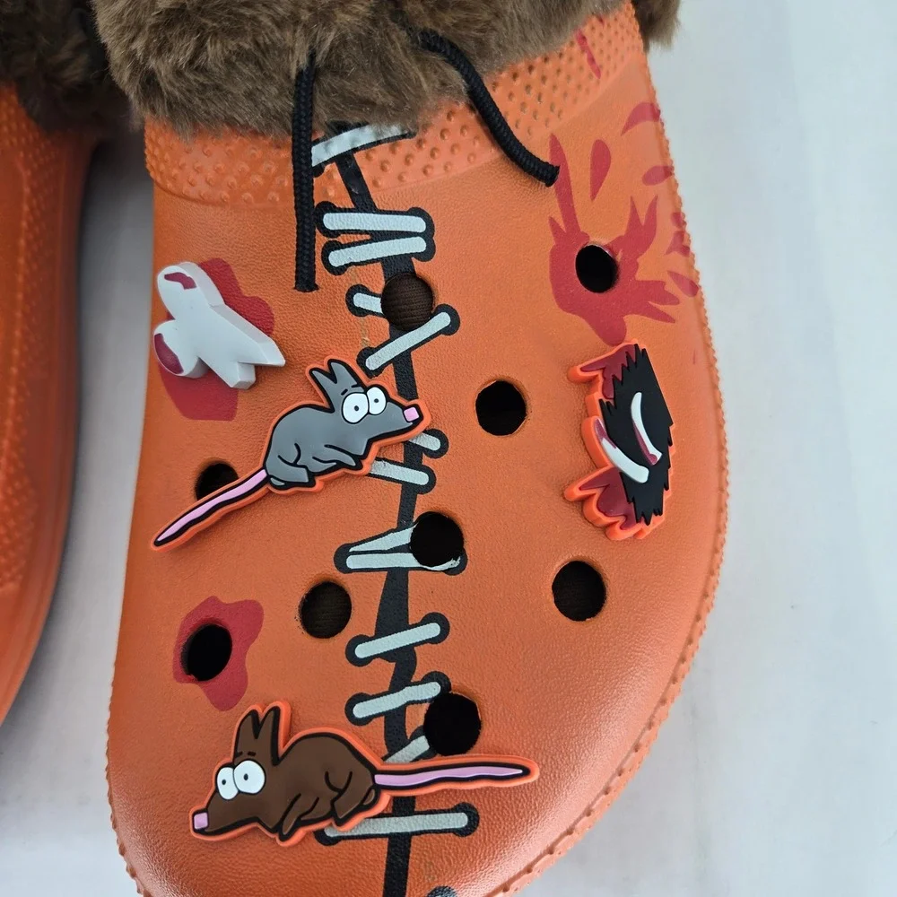 Crocs South Park Kenny Classic Lined Clog Orange 211499-90H Mens 10 Womens 12